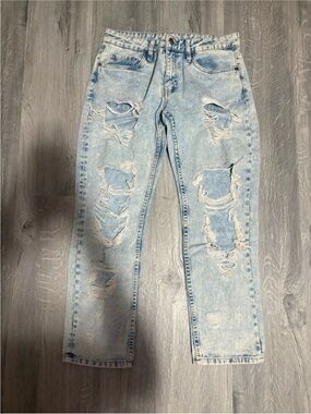 3 for $14 Aeropostale Light Blue Distressed boyfriend Jeans size 4